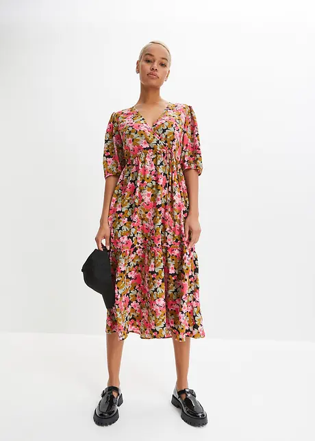 Midi jurk met zakken, bonprix