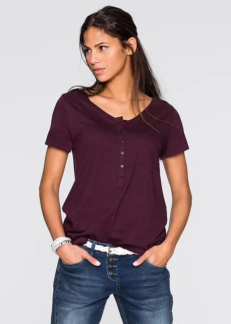 T-shirt in een viscosemix, bonprix