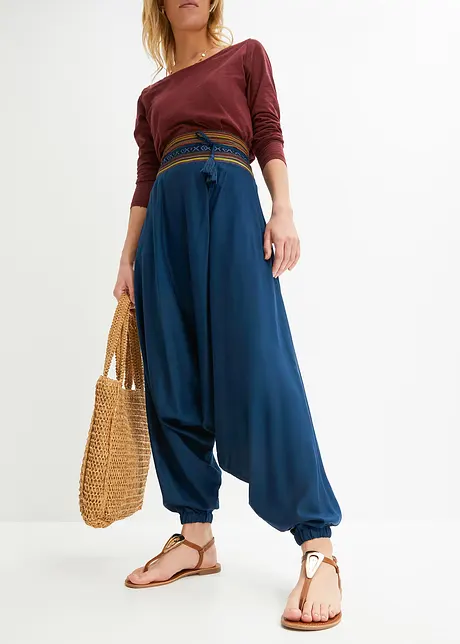 Harembroek van vloeiende viscose, bonprix