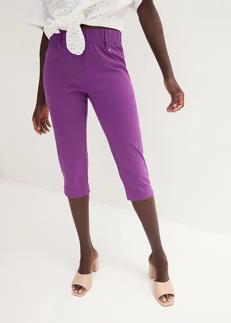 Stretch capri met elastische band, bonprix