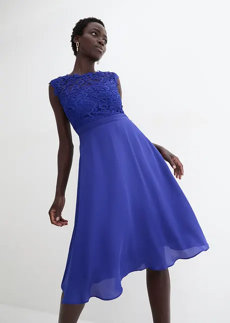 Jurk met kant, bonprix