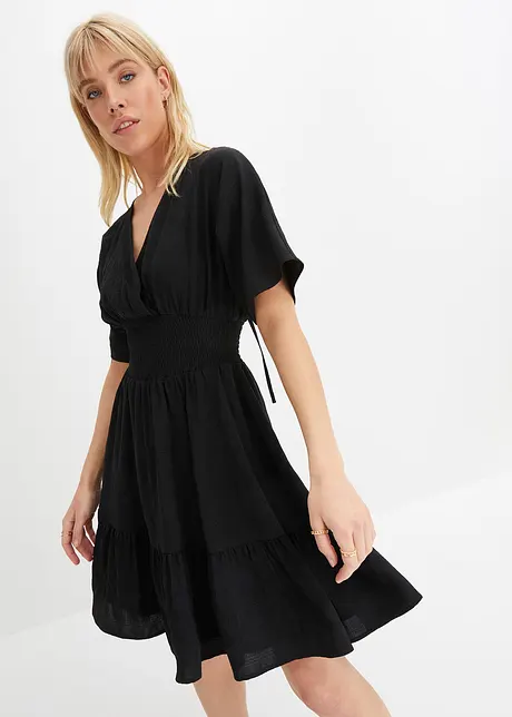 Jurk met smokwerk, bonprix