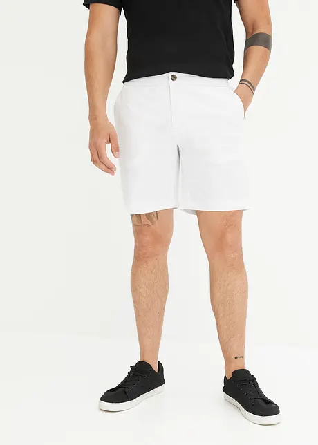 Lange stretch short met elastische band, regular fit, bpc bonprix collection