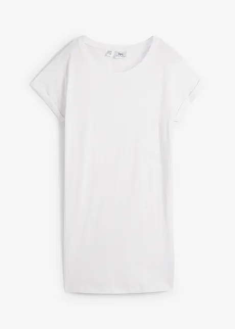 Boxy longshirt, korte mouw, bonprix