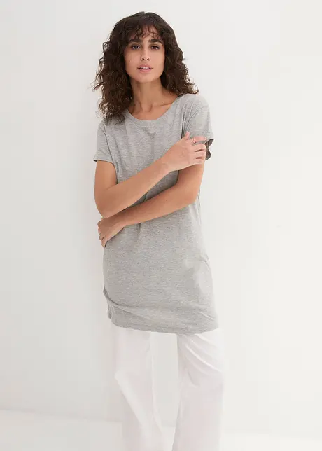 Boxy longshirt, korte mouw, bonprix