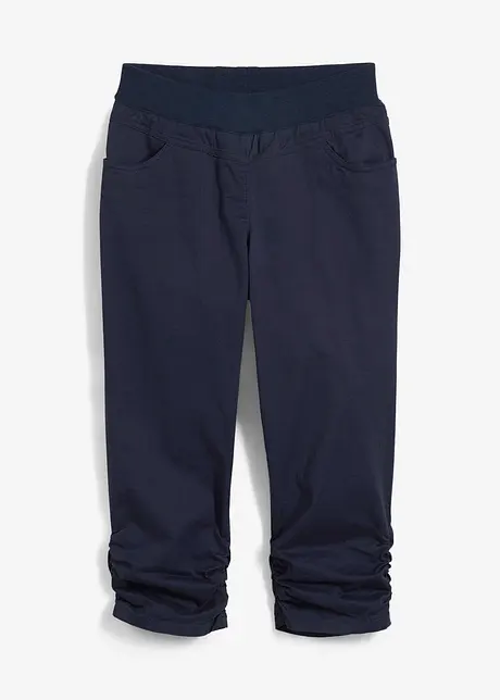 Capri broek van katoenmix met comfortband, bonprix