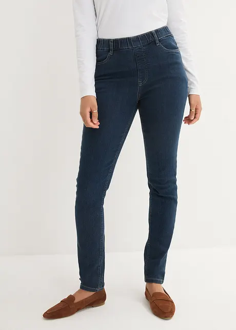 High waist stretch jegging met brede comfortband, bonprix