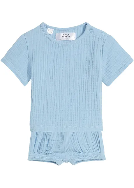 Baby mousseline shirt en korte broek (2-dlg. set), bpc bonprix collection