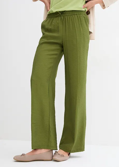 Marlene broek met elastische tailleband van viscosemix, bonprix