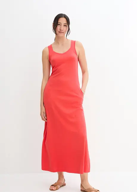 Maxi jersey jurk van katoen-viscosemix, bonprix