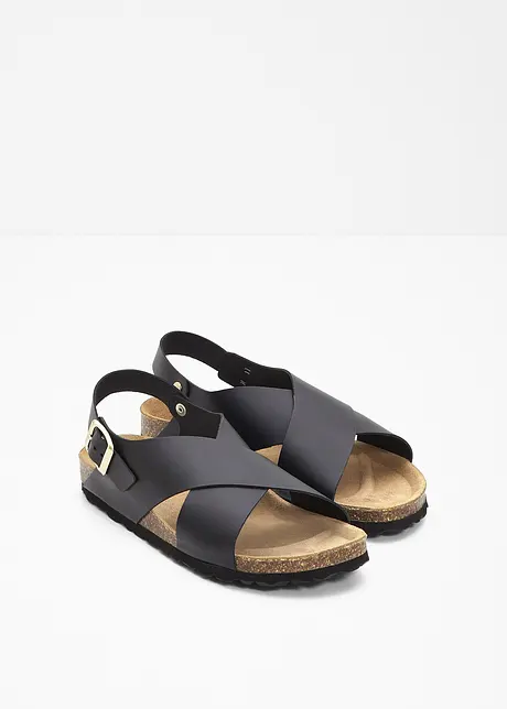 Leren sandalen, bonprix