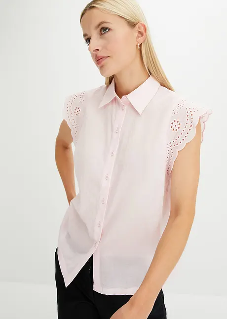 Blouse met broderie anglaise, BODYFLIRT