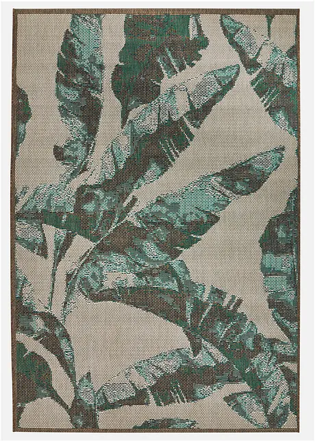 Binnen- en buitenkleed met grote bladeren, bpc living bonprix collection