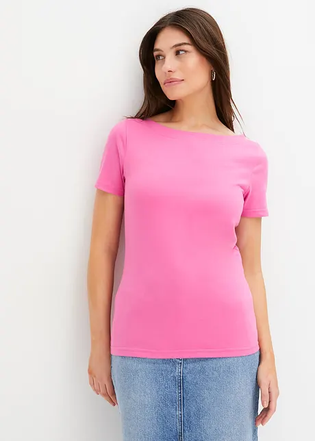 Shirt met boothals, bonprix