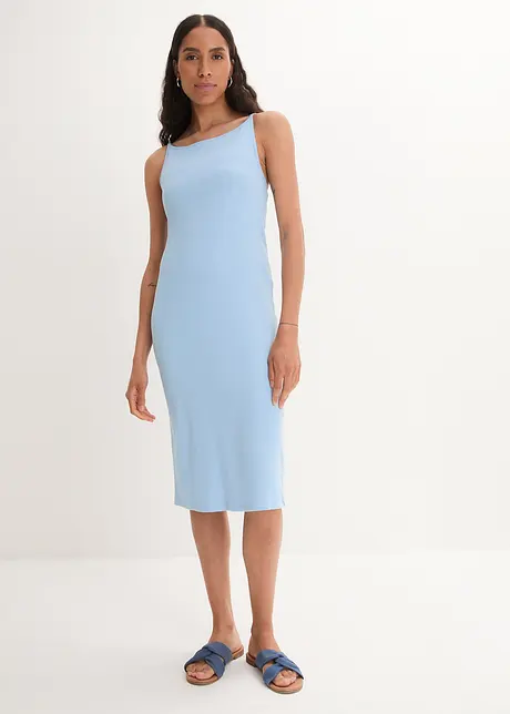 Stretch shirtjurk met biologisch katoen, bonprix
