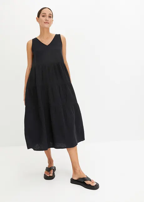 Mousseline jurk, bonprix