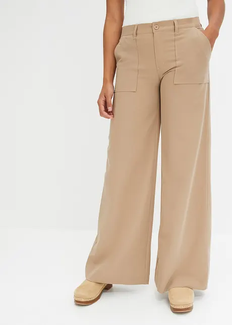 Wide leg broek, bonprix