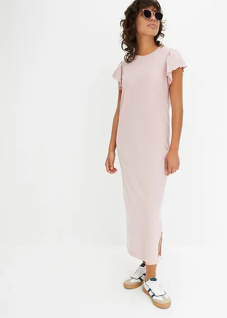Midi jurk met vleugelmouwen, bonprix