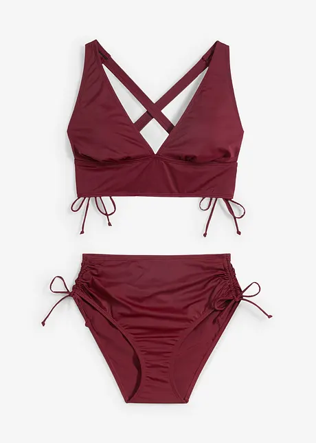 Bikini met gekruiste bandjes (2-dlg. set), bonprix