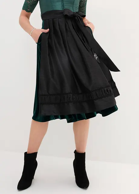 Dirndl schort in suède look, bonprix