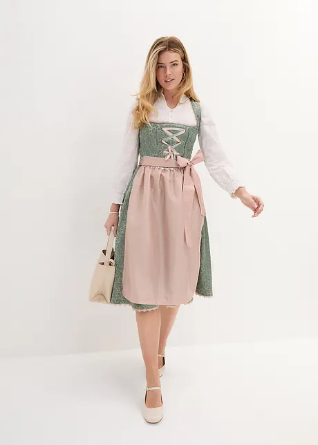 Dirndl met schort in midilengte (2-dlg. set), bonprix