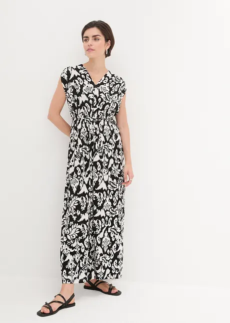 Jersey maxi jurk met viscose, bpc selection