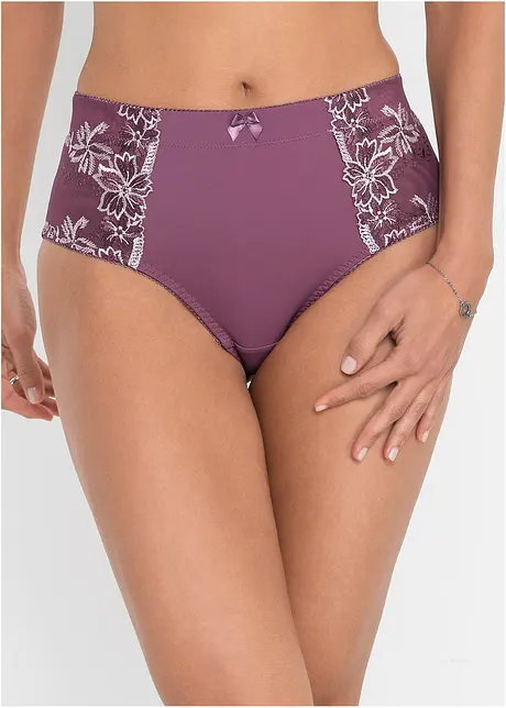 Corrigerende slip met borduurse (set van 2), bonprix