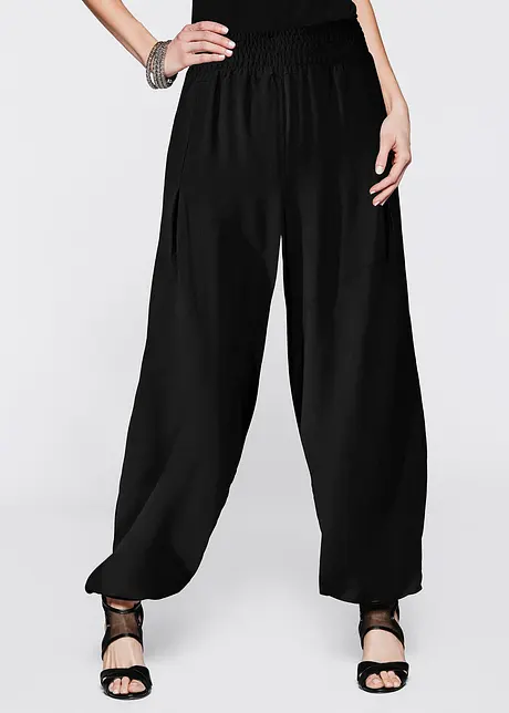 Palazzo broek van soepele viscose, bonprix