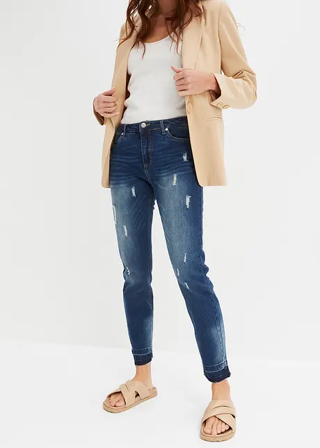 Skinny jeans low waist, cropped, bonprix