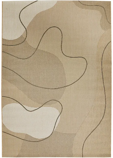 Binnen- en buitenkleed met modern motief, bpc living bonprix collection