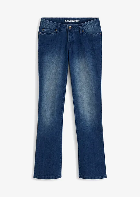 Bootcut jeans mid waist, stretch, bonprix
