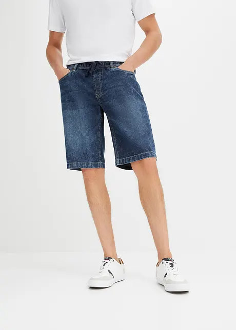 Licht stretch jeans instap bermuda , slim fit, bonprix