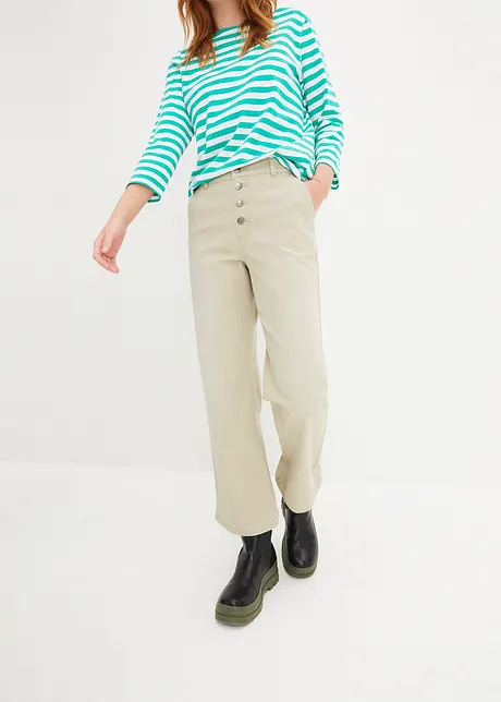 High waist mom jeans, cropped, bonprix