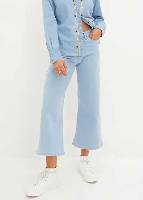 Capri comfort stretch jeans (set van 2), bonprix