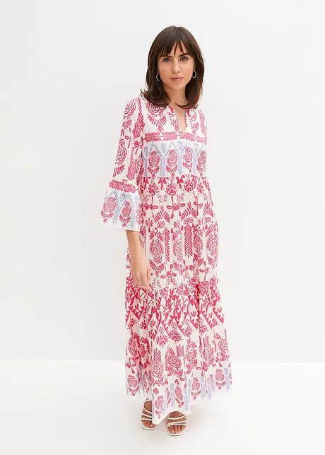 Maxi jurk van soepel vallende viscose, bonprix