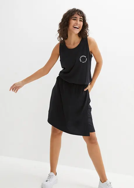 Jurk met geïntegreerde short, bonprix
