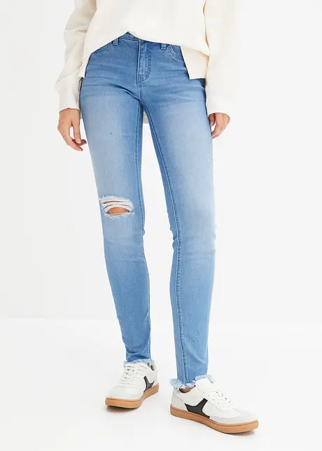 Super skinny jeans met low waist, bonprix