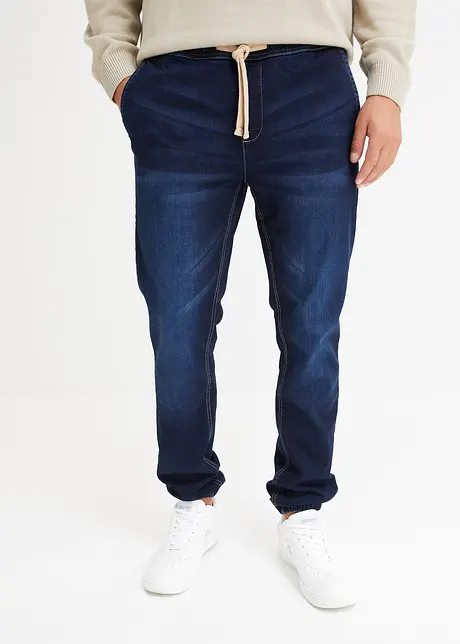 Regular fit stretch instapjeans, tapered, bonprix