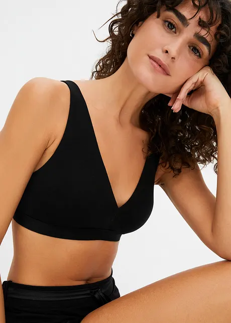 Bralette zonder beugels met biologisch katoen, bonprix