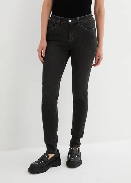 Corrigerende skinny jeans met mid waist, bonprix