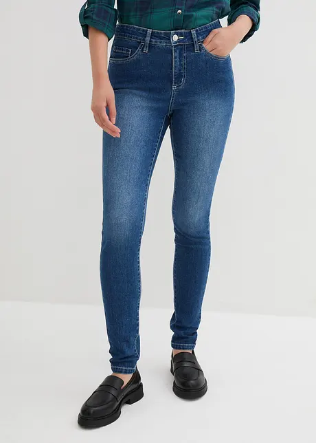 Corrigerende skinny jeans met mid waist, bonprix