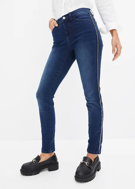 Stretch jeans met versiering, bonprix