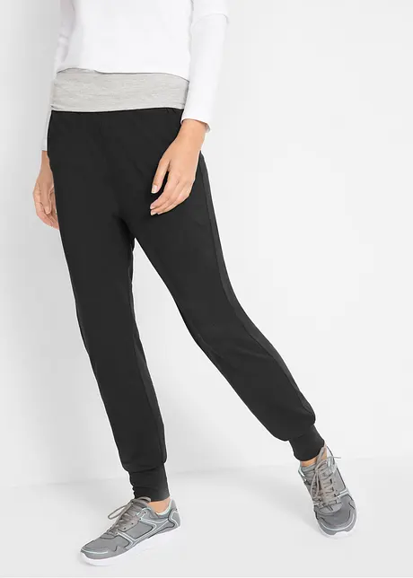 Joggpants in een katoenmix, bonprix