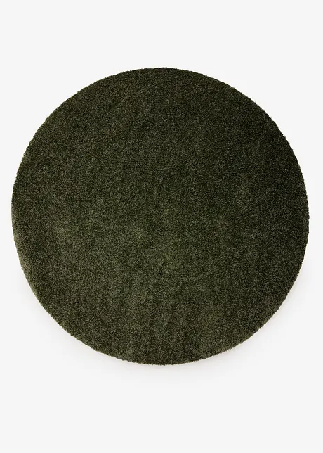 Rond, wasbaar vloerkleed met zachte pool, bonprix
