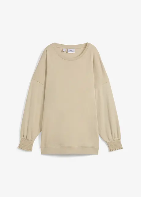 Oversized longsleeve met ballonmouwen, bonprix