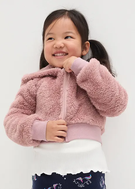 Meisjes teddy fleece vest, bonprix