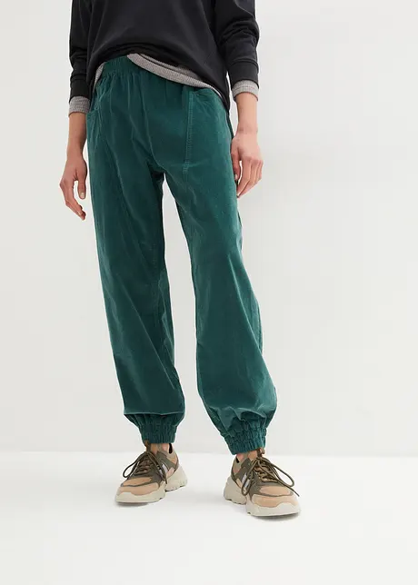 Comfortabele corduroy broek van katoenmix, bonprix