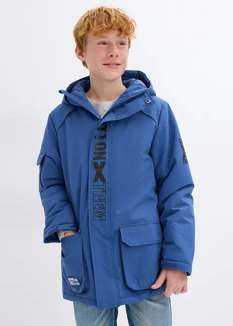 Jongens winterjas met capuchon, bonprix