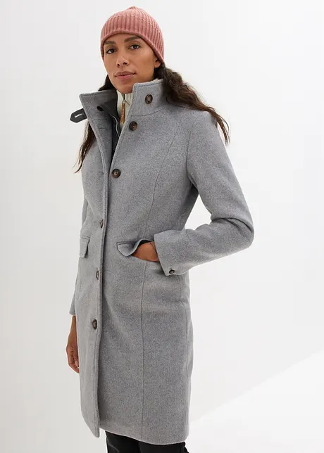 Lange winterjas in layerlook, bonprix