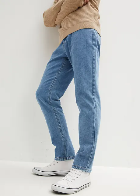 Classic fit jeans met deels elastische band, straight, bonprix